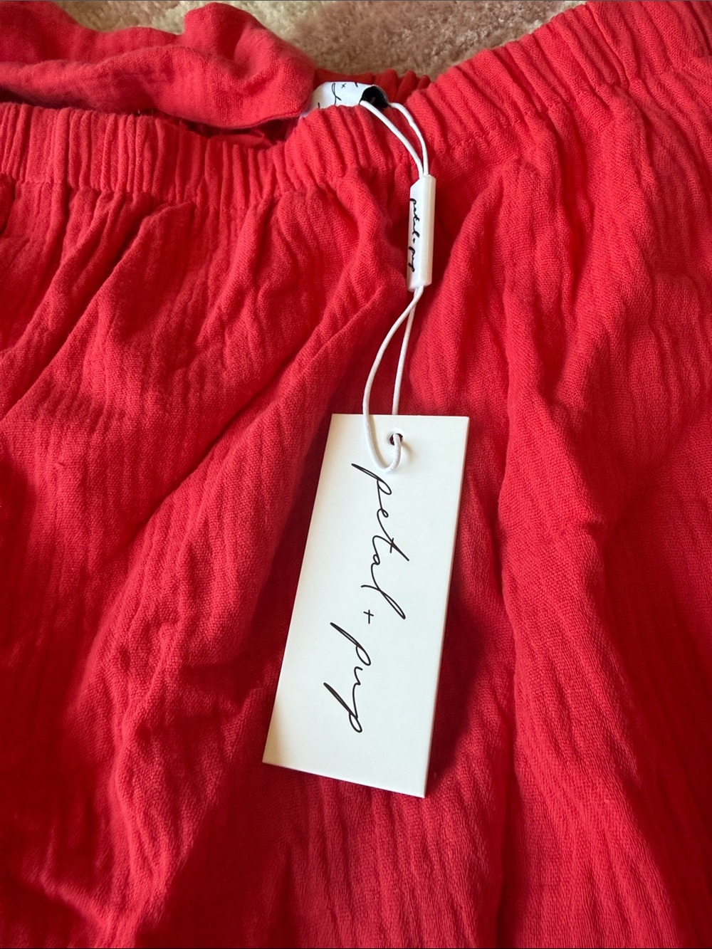Petal & Pup Red One-Shoulder Mini Dress - Picture 2 of 2